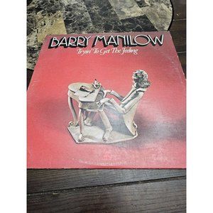 Barry Manilow Tryin' To Get The Feeling LP Vinyl Record 1975